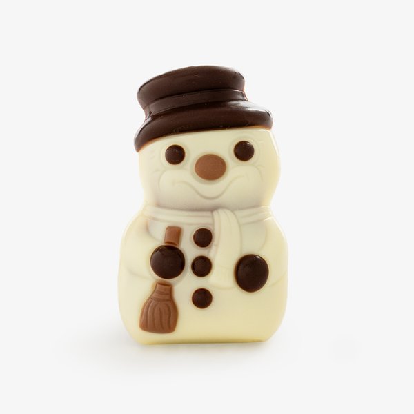 White Chocolate Hazelnut Gianduja Snowman