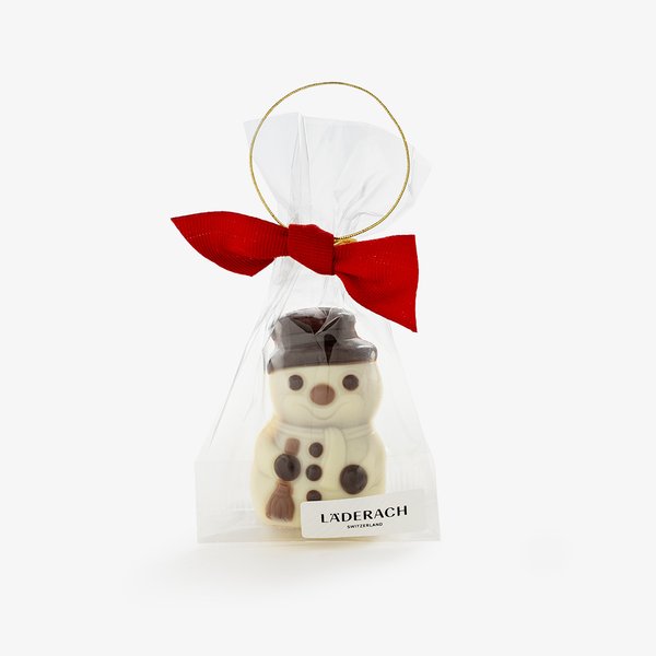 White Chocolate Hazelnut Gianduja Snowman