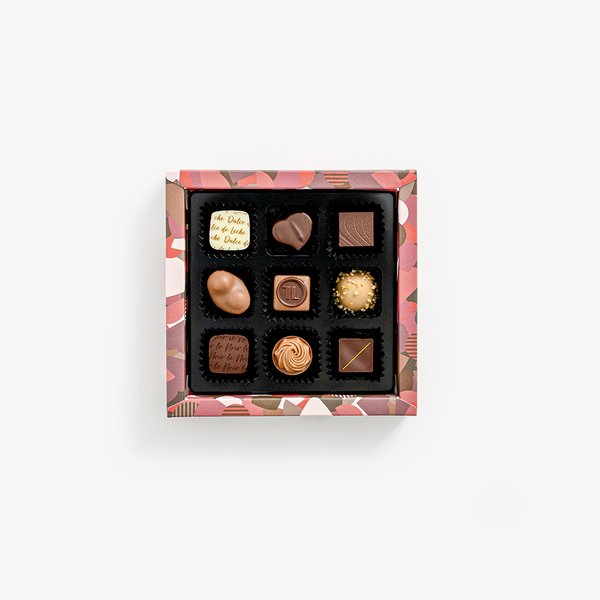Mini Praline Gift Box, 9pcs