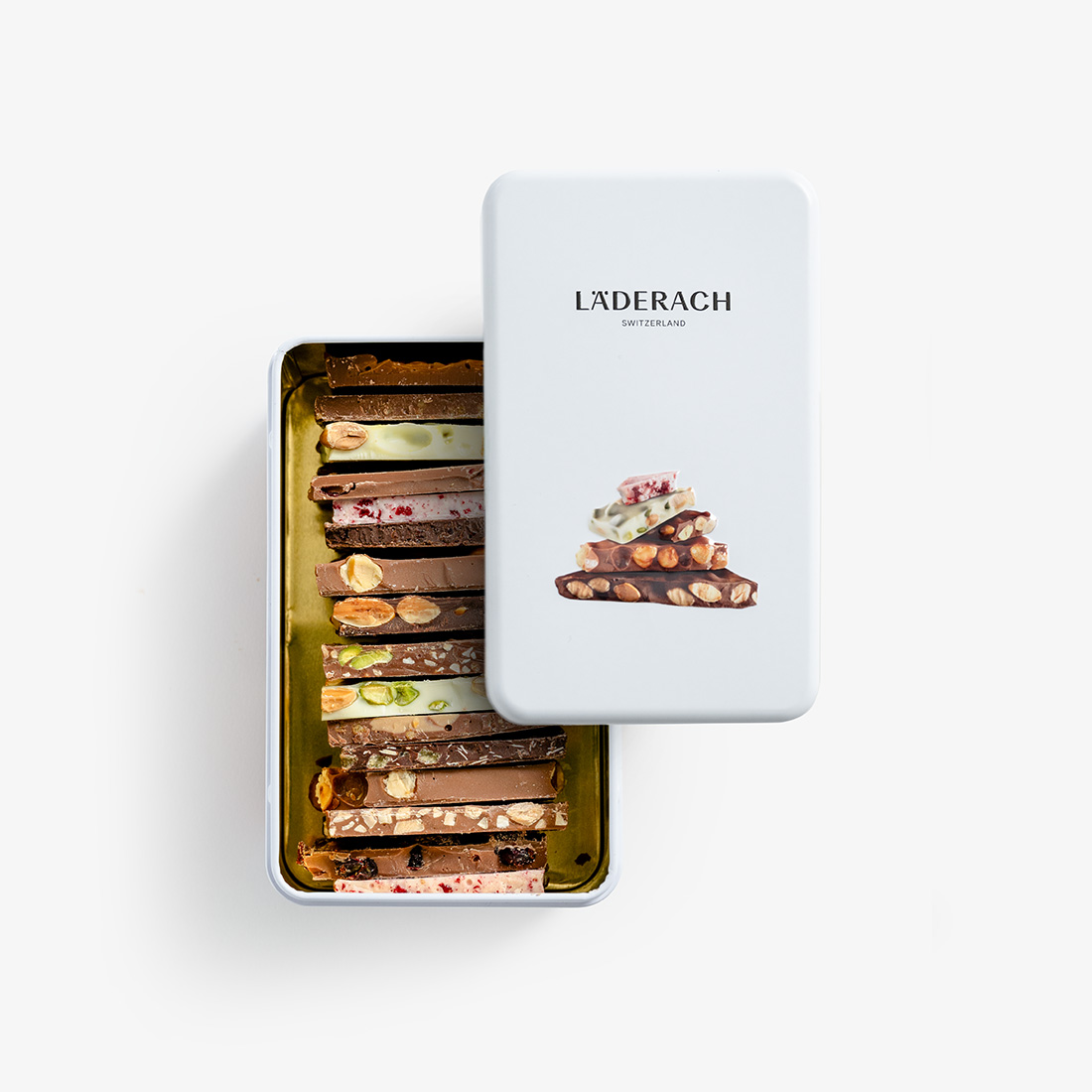 FrischSchoggi Tin 420g | Läderach Chocolatier Suisse