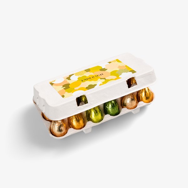 Foiled eggs Easter box