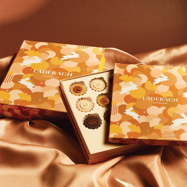 Läderach Mid-Autumn Chocolate Gift Box, 12pcs
