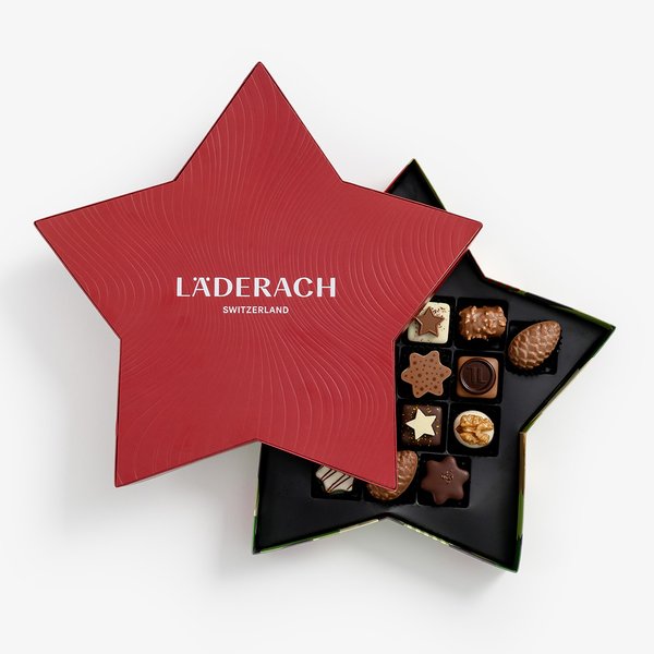 Praline Christmas Star Assorted, 18pcs