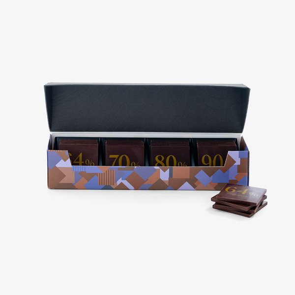 [VEGAN] Carrés Single Origin 4x6er