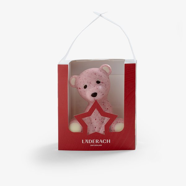 Raspberry White Chocolate Christmas Teddy